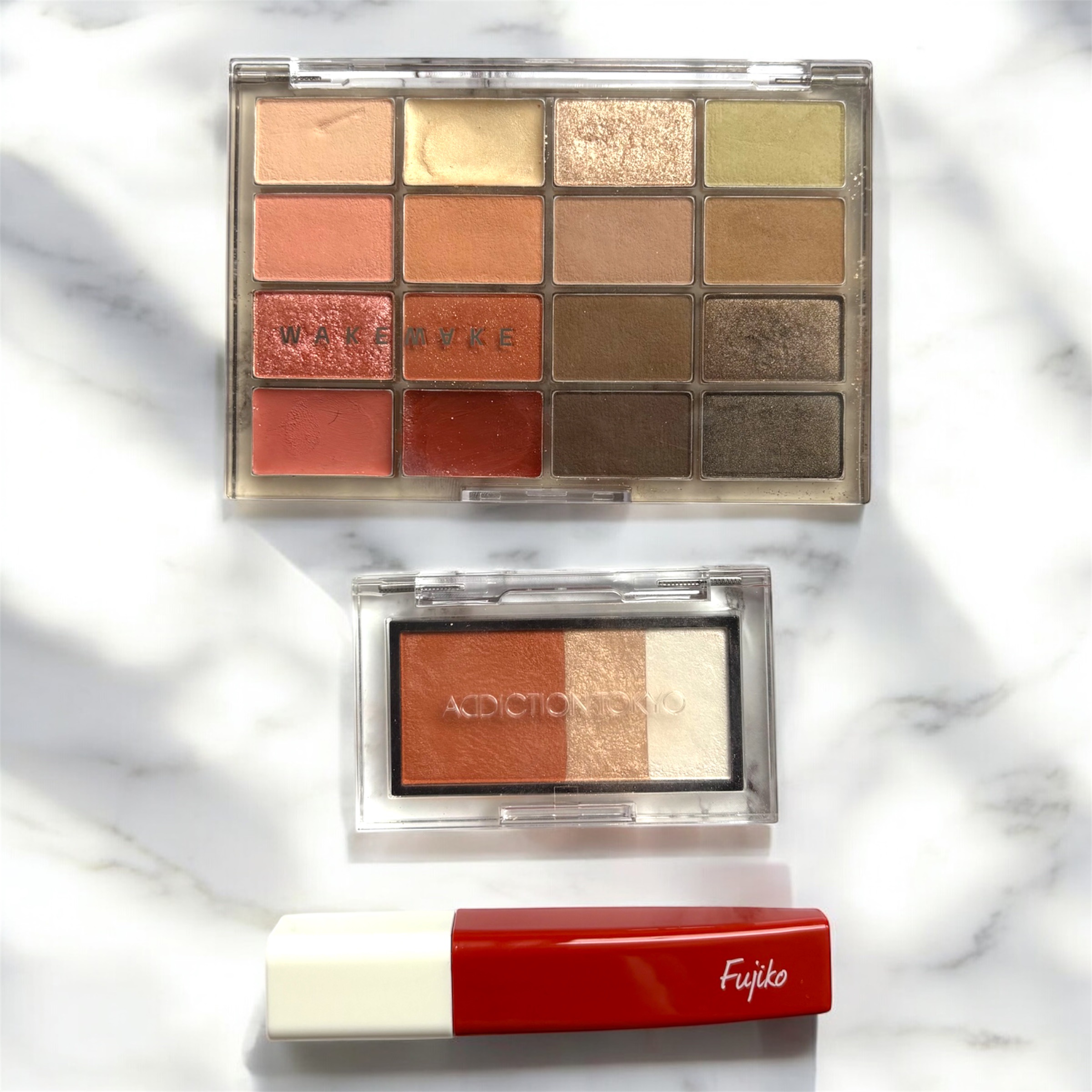 ソフトブラーリングアイパレット/wakemake/アイシャドウパレットを使ったクチコミ（3枚目）