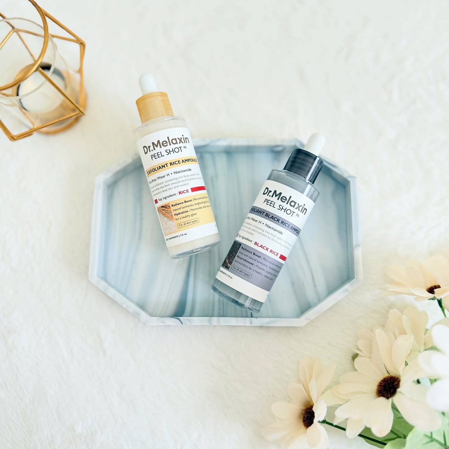 白米ピールショットゴマージュアンプル/Dr.Melaxin/美容液を使ったクチコミ（1枚目）