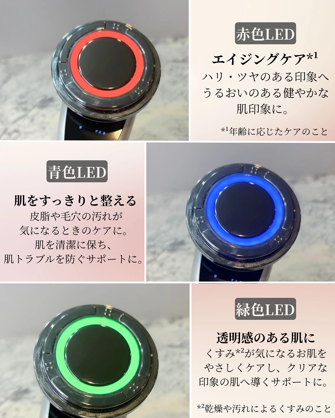 温冷美顔器PRO/ANLAN/美顔器・マッサージを使ったクチコミ（3枚目）