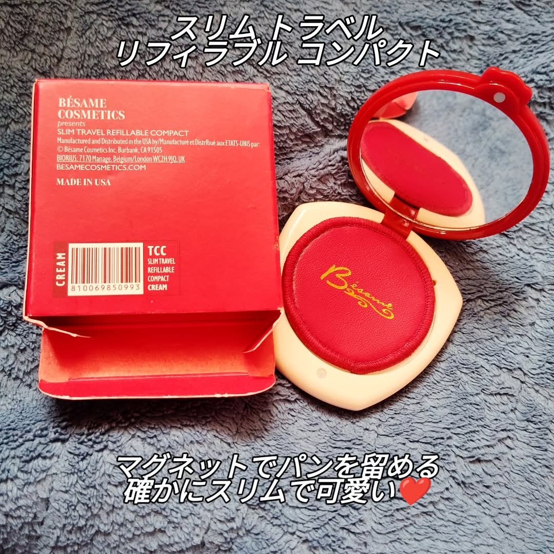 Signature Compact Powder Refill/Besame Cosmetics/プレストパウダーを使ったクチコミ(3枚目)