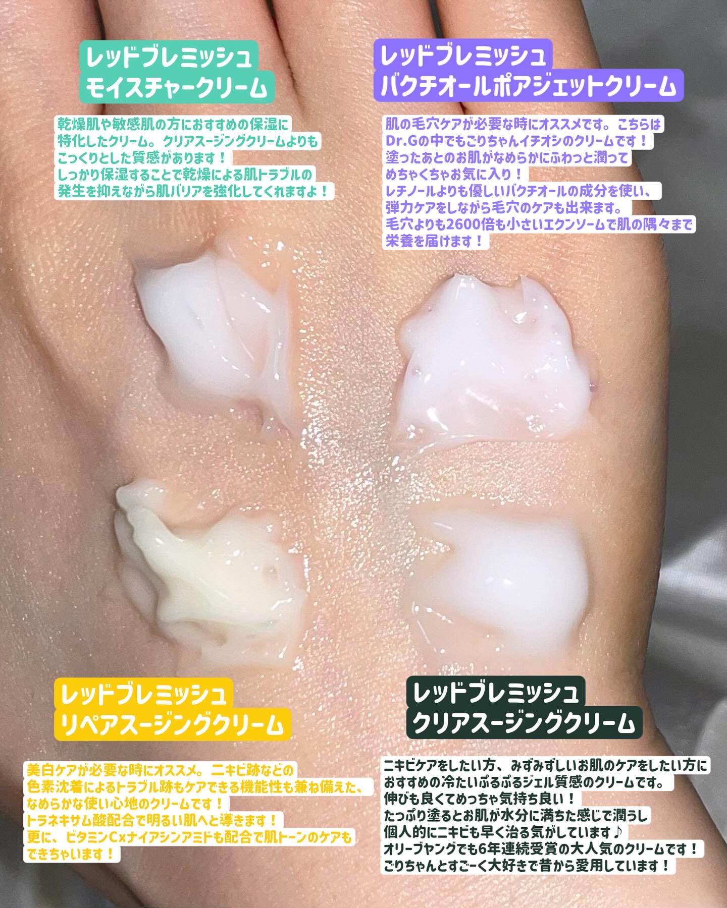 レッドブレミッシュ クリアスージングクリーム/Dr.G/フェイスクリームを使ったクチコミ（3枚目）