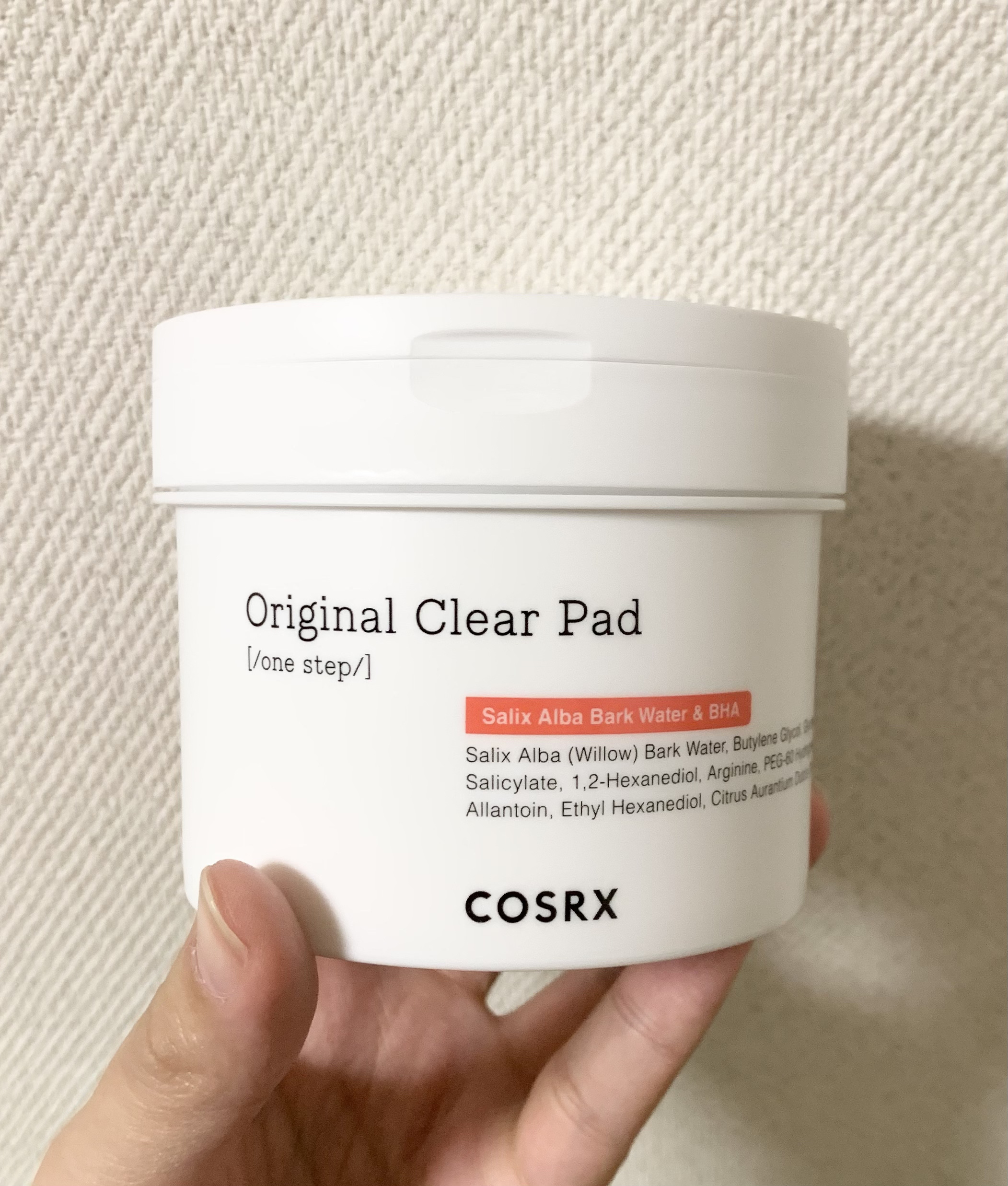 ワンステップオリジナルクリアパッド/COSRX/トナーパッドを使ったクチコミ（2枚目）