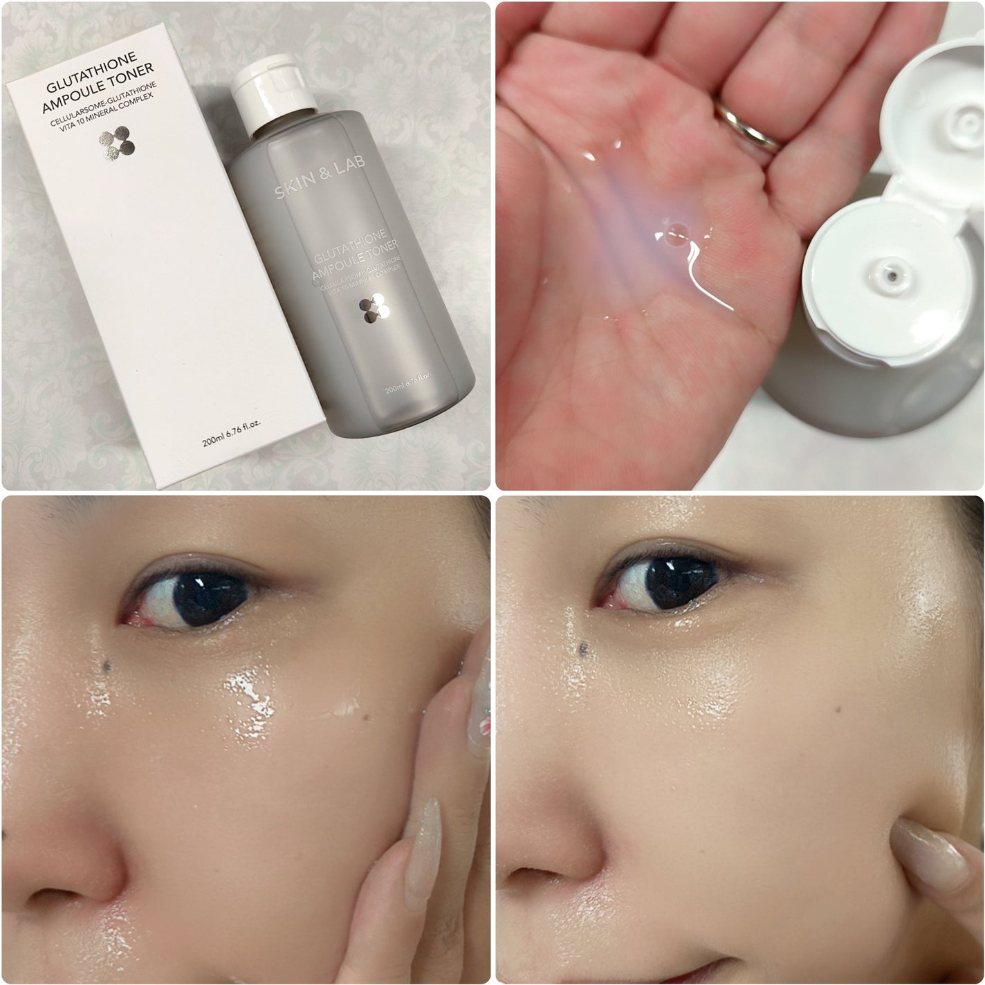 グルタチオンアンプルトナー/SKIN&LAB/化粧水を使ったクチコミ(3枚目)