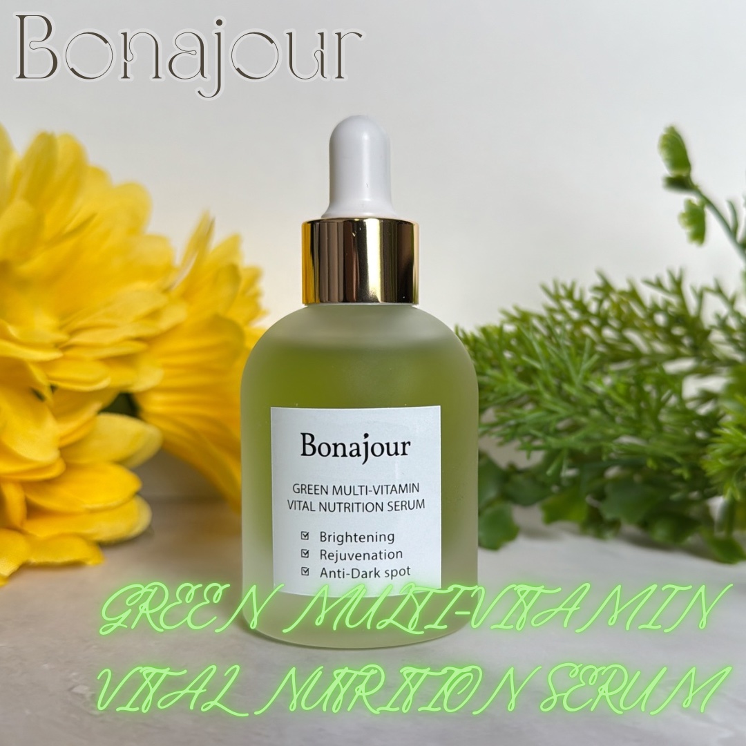 グリーンビタミンセラム/Bonajour/美容液を使ったクチコミ（1枚目）