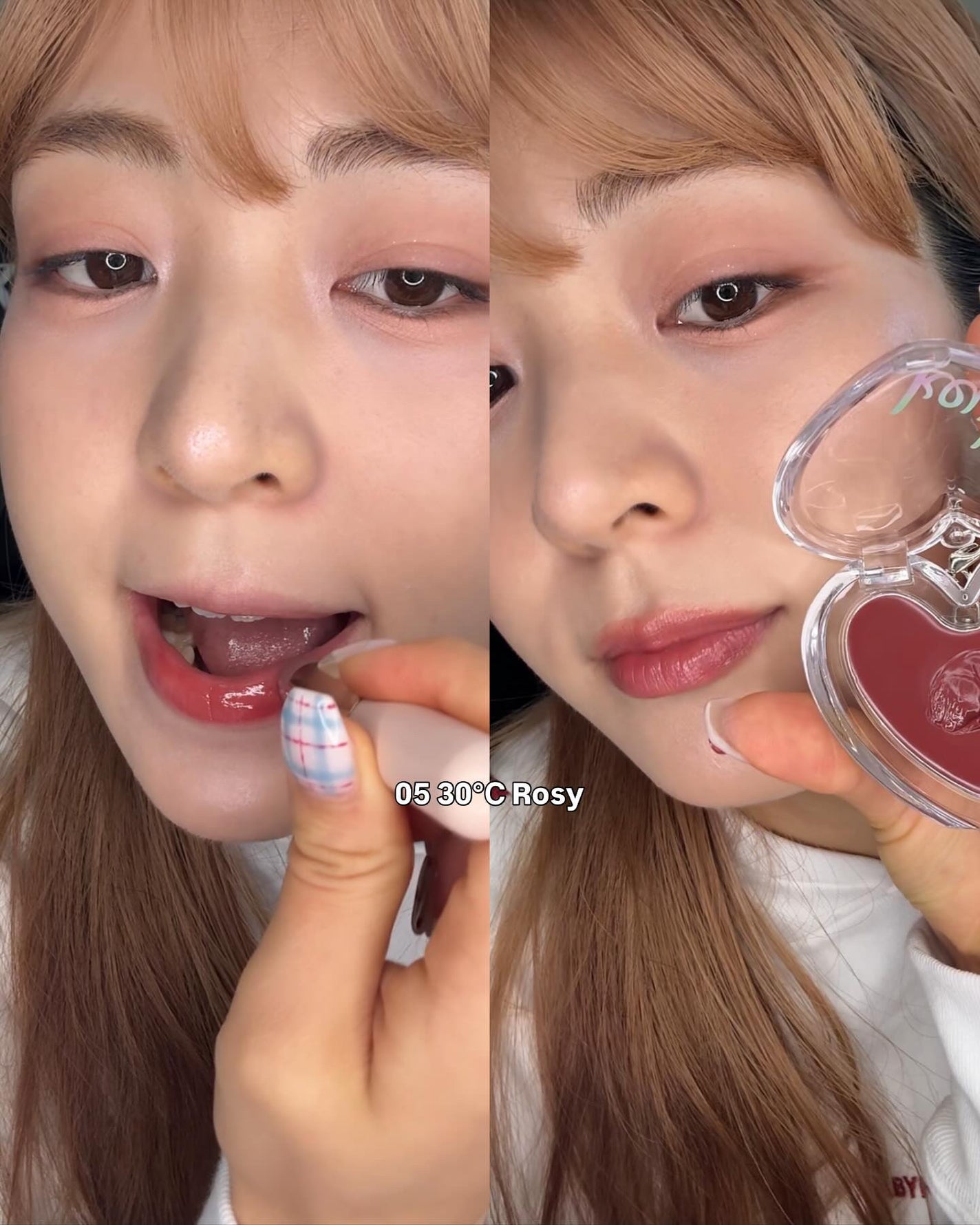 ハートキーリング リップ&チーク/keybo/口紅を使ったクチコミ(3枚目)