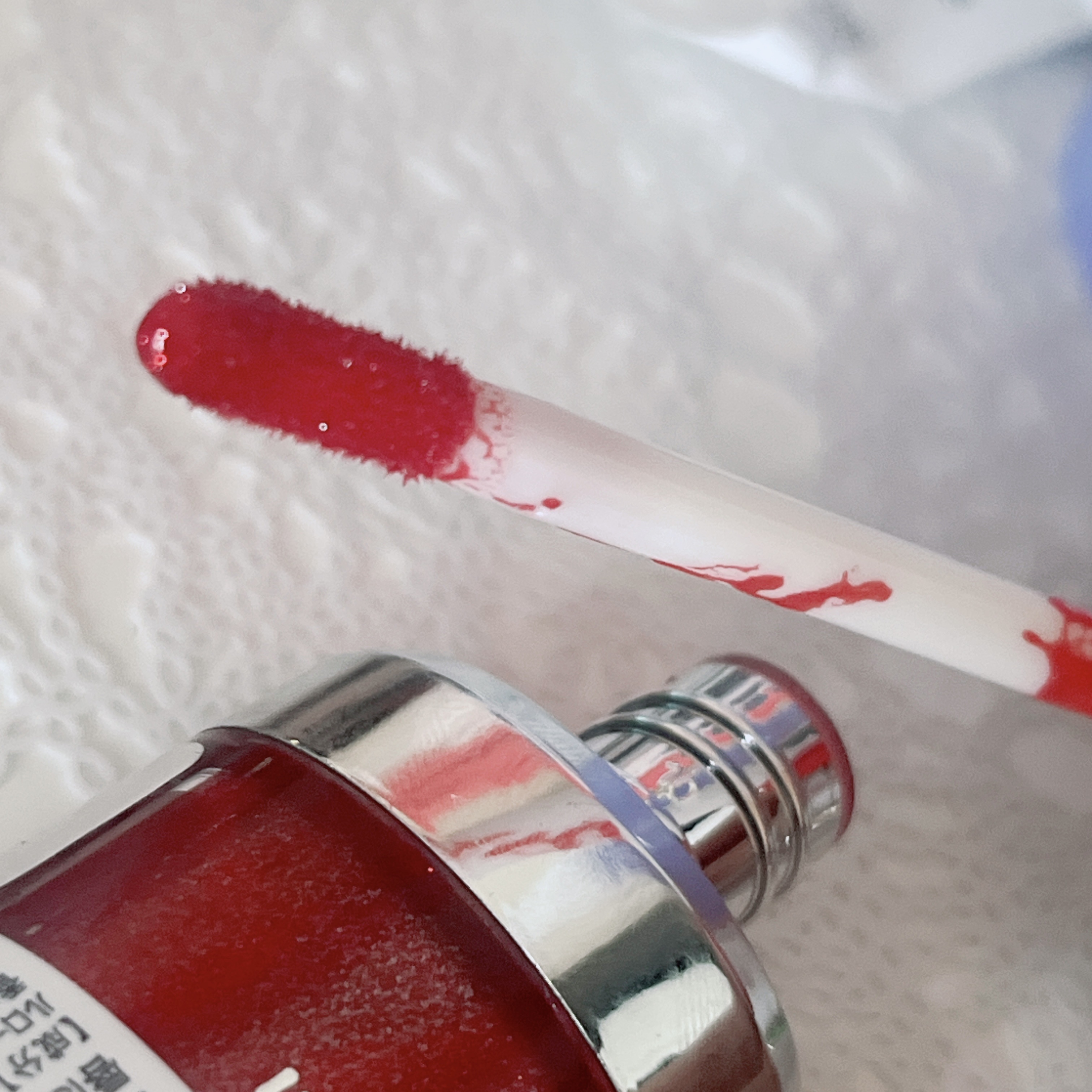 QOIDEN ROSE SHINY LIP TINT/QOIDEN ROSE/リップティントを使ったクチコミ（3枚目）