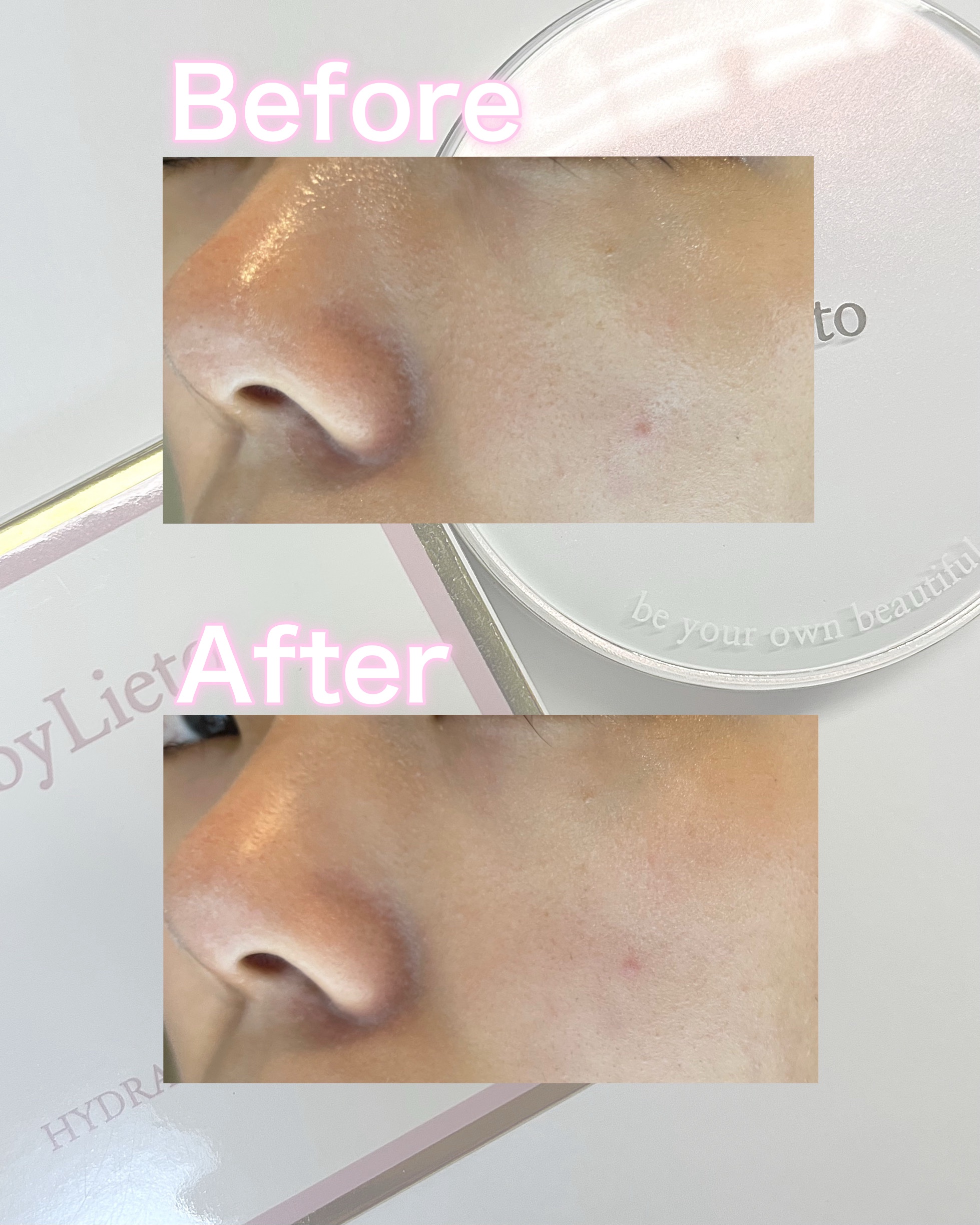 ハイドラセッティングパウダー/byLieto/プレストパウダーを使ったクチコミ（3枚目）