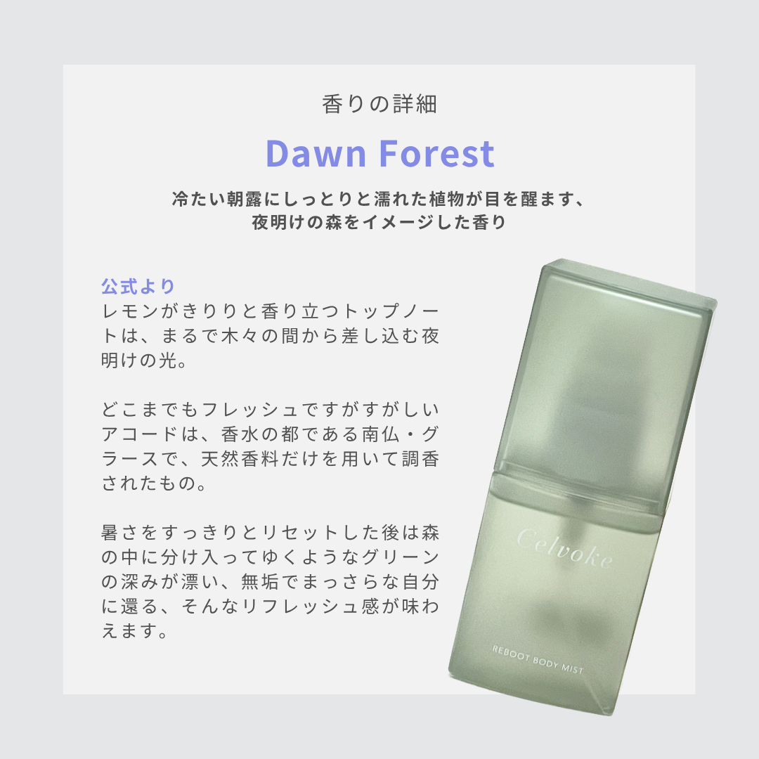 セルヴォーク リブート ボディミスト N Breezy Garden/Celvoke/ミスト状化粧水を使ったクチコミ（3枚目）