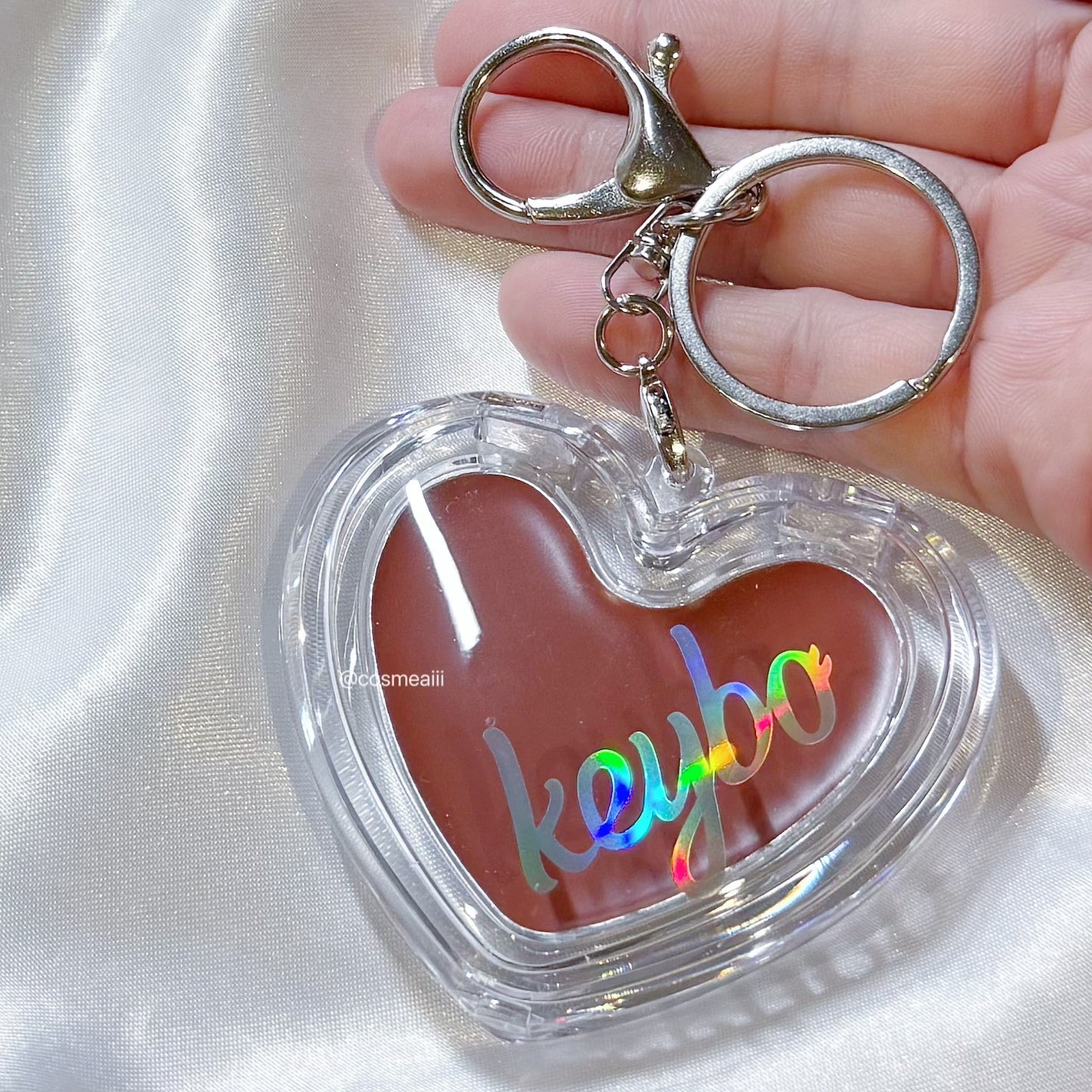 ハートキーリング リップ&チーク/keybo/口紅を使ったクチコミ(3枚目)