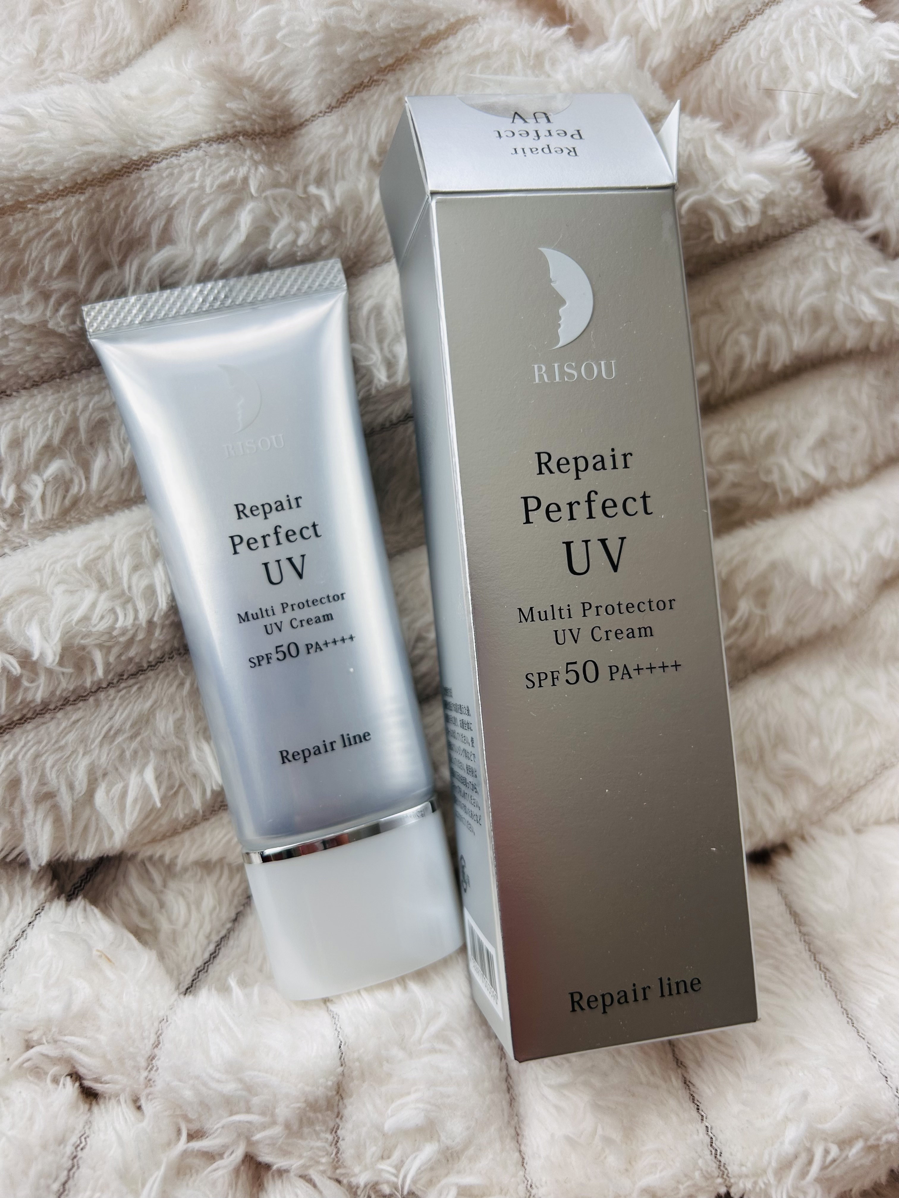 リソウ リペア パーフェクトUVクリーム/リソウコーポレーション/日焼け止めクリームを使ったクチコミ（1枚目）