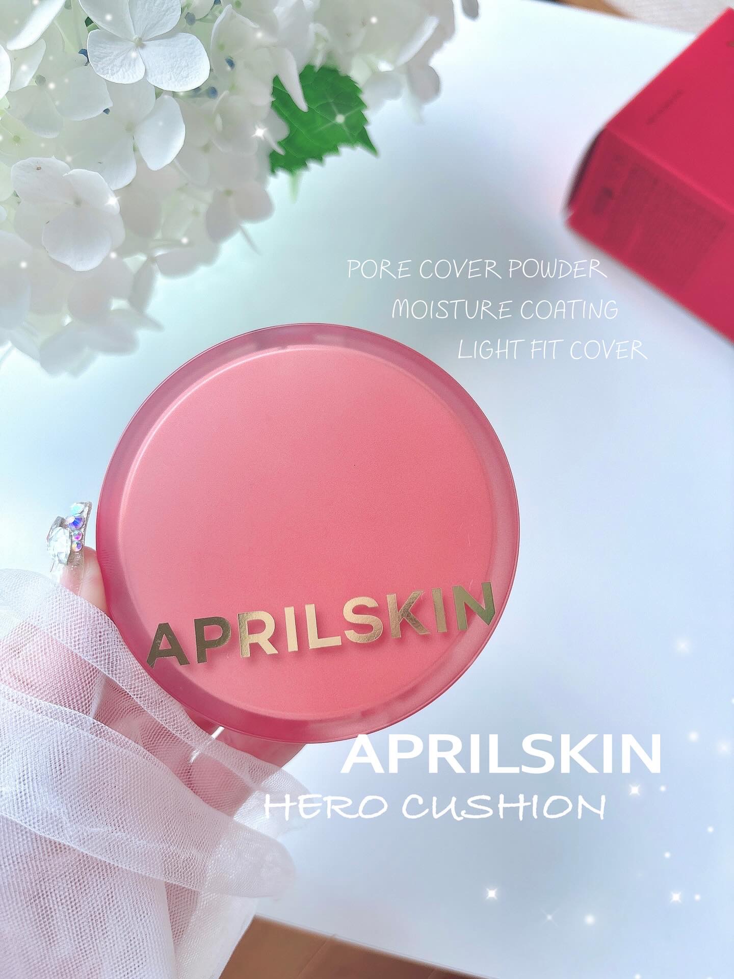 ヒーロークッション＋レフィルセット/APRILSKIN/クッションファンデーションを使ったクチコミ（1枚目）