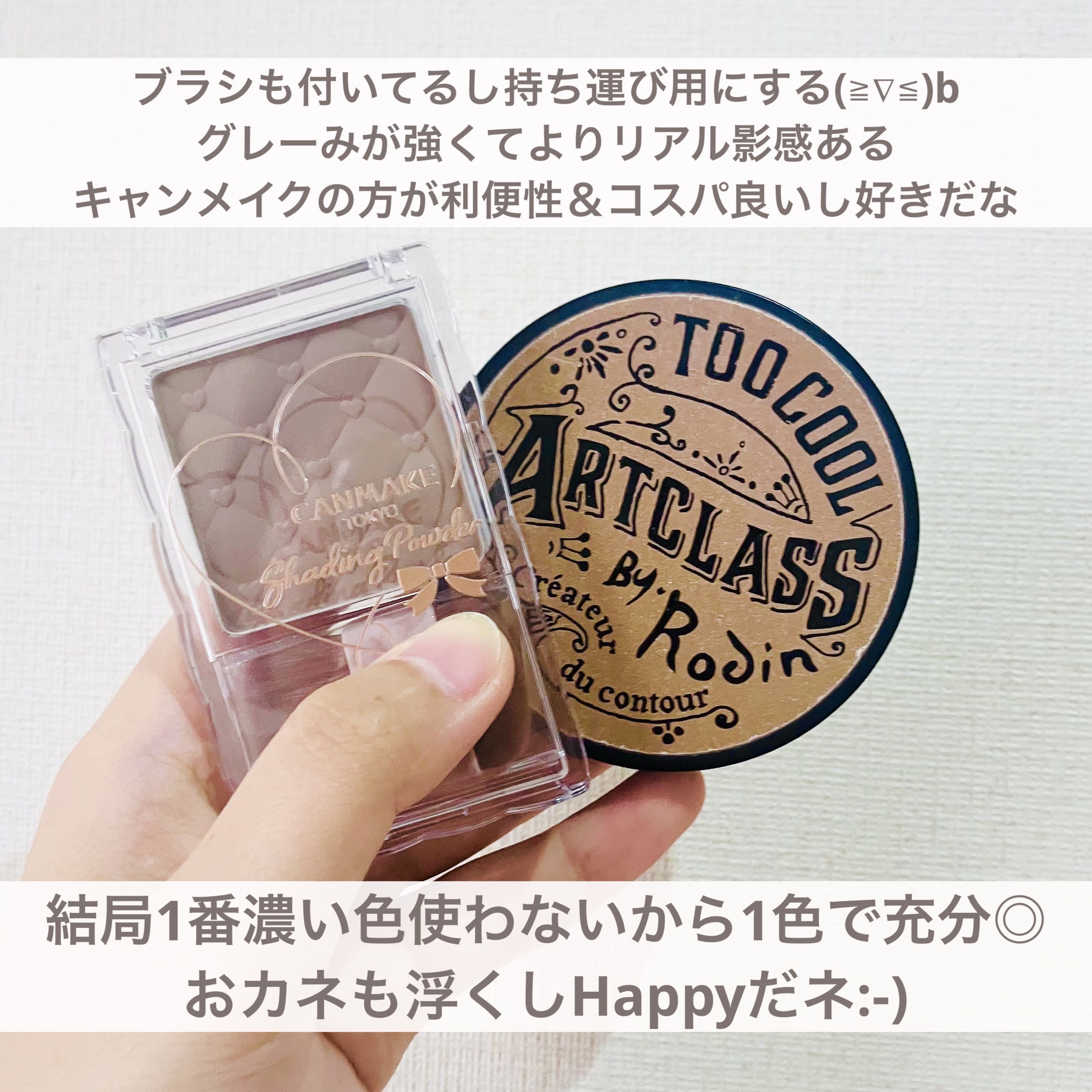 シェーディングパウダー/キャンメイク/シェーディングを使ったクチコミ（2枚目）