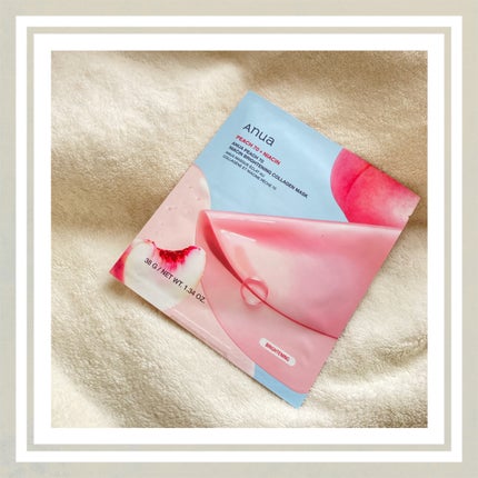 桃70ナイアシンコラーゲンフェイスパック/Anua/シートマスク・パックを使ったクチコミ(1枚目)