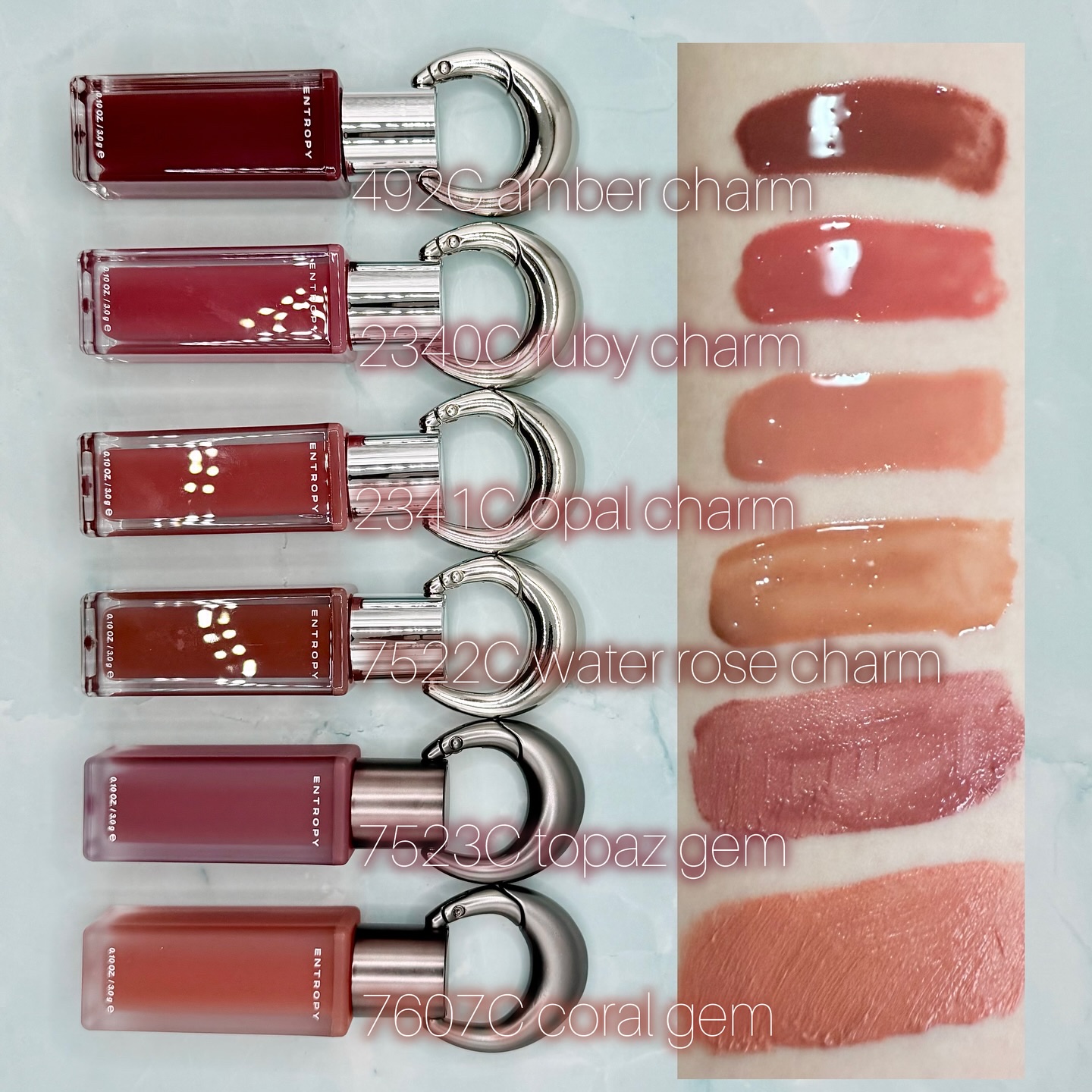 エントロピー チャームティント グロッシージェル/ENTROPY/リップティントを使ったクチコミ（3枚目）