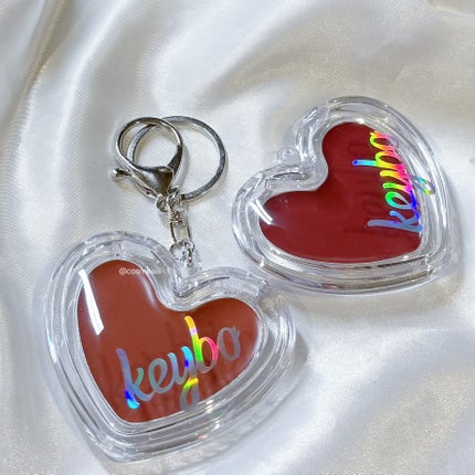 ハートキーリング リップ&チーク/keybo/口紅を使ったクチコミ(2枚目)