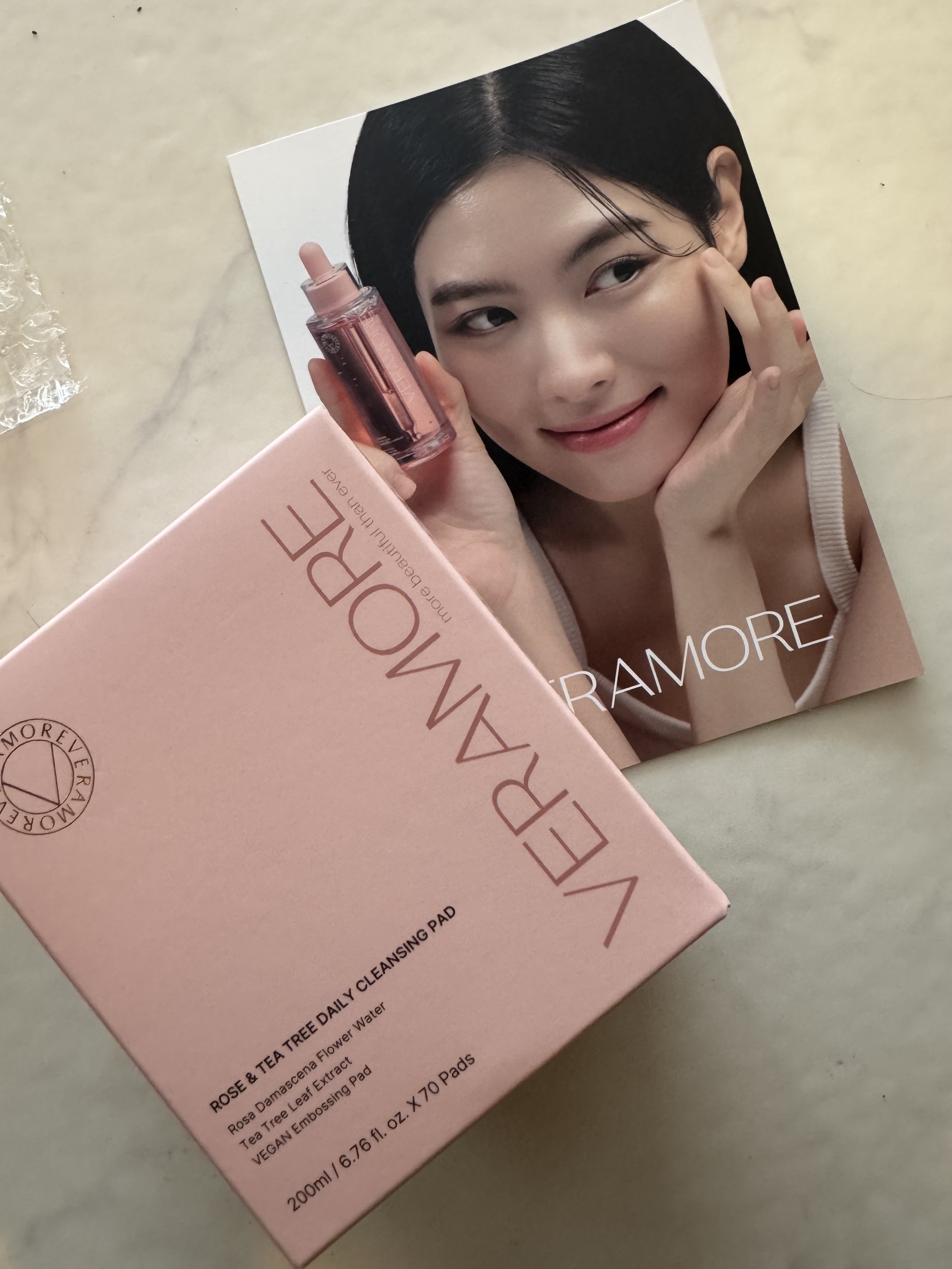 ローズ＆ティーツリークレンジングパッド/VERAMORE/クレンジングシートを使ったクチコミ（2枚目）