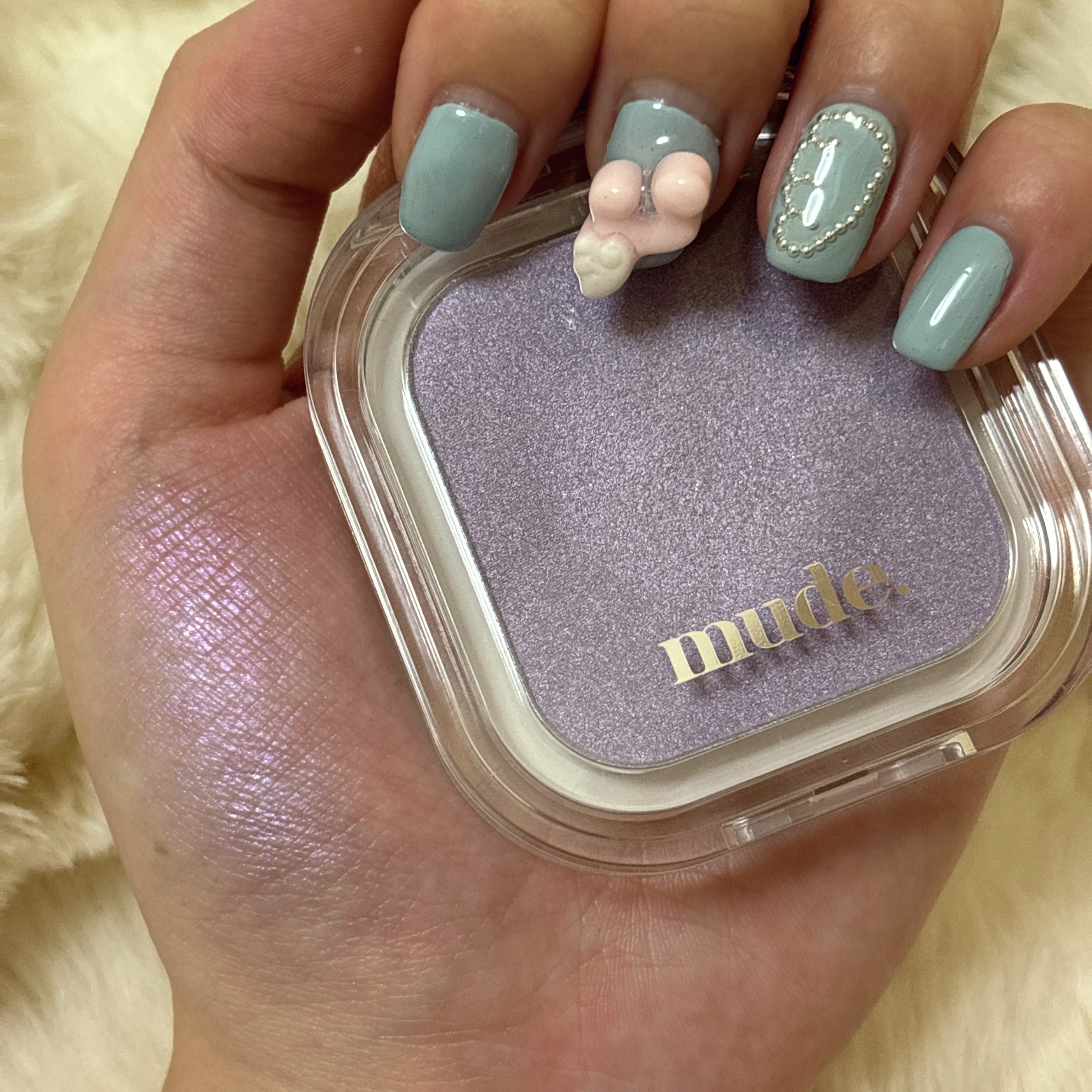 フェイスフィルボリューマーハイライター/mude./パウダーハイライトを使ったクチコミ（3枚目）