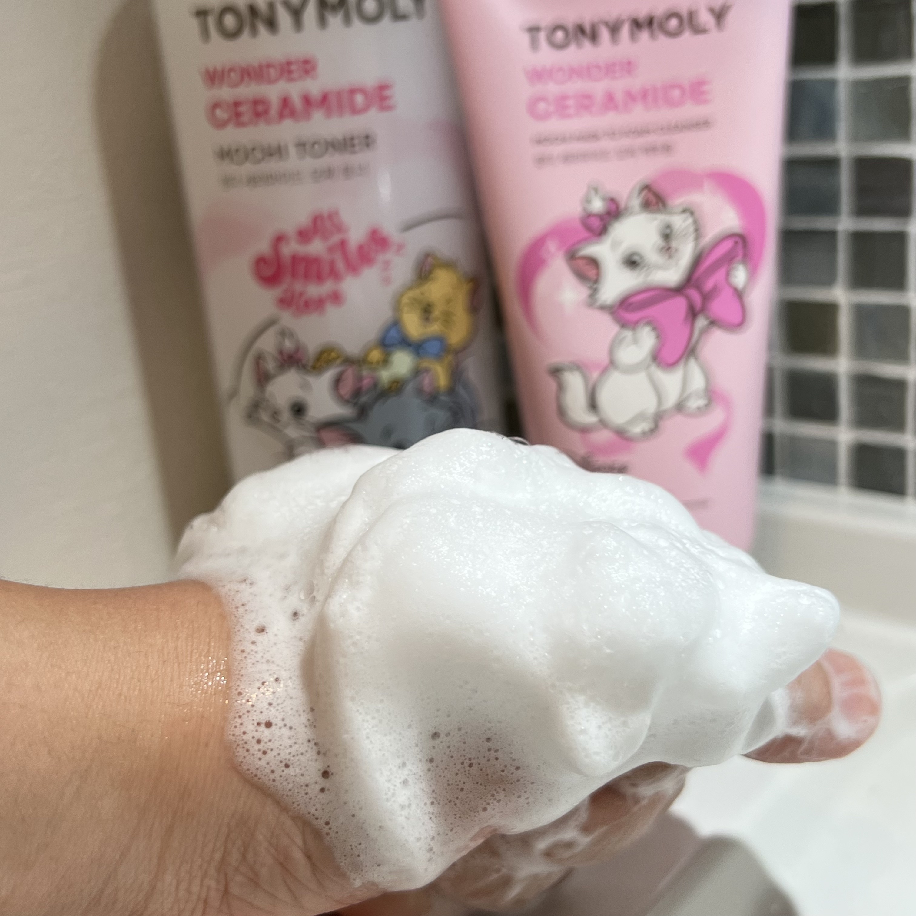 Wonder Ceramide Mochi Toner（トニーモリーワンダーCモチトナー）/TONYMOLY/化粧水を使ったクチコミ（3枚目）
