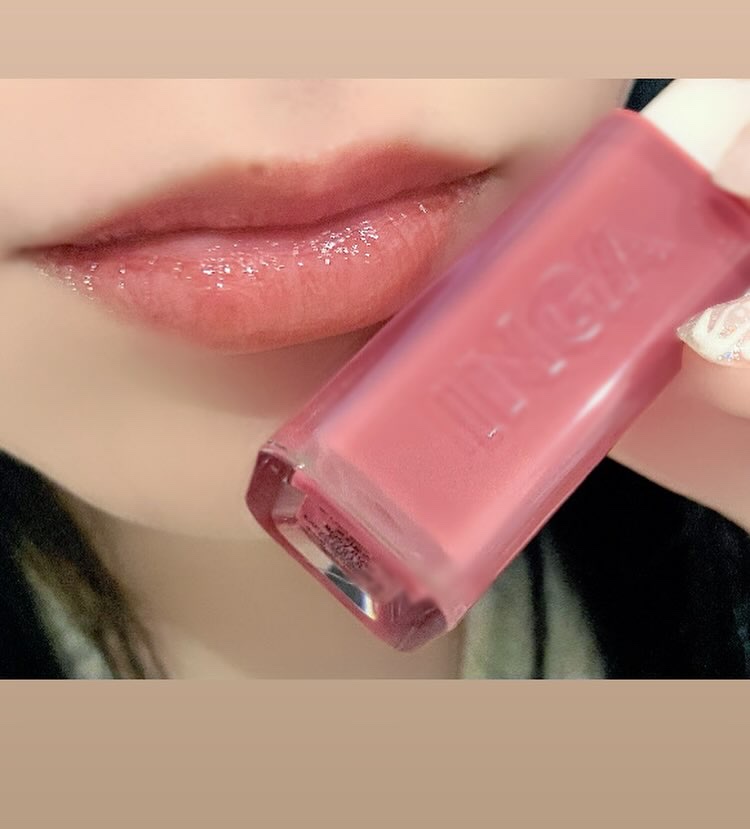 ウォーターグローリップティント 03 ロージーローズ（Rosy Rose）/INGA/リップティントを使ったクチコミ（3枚目）