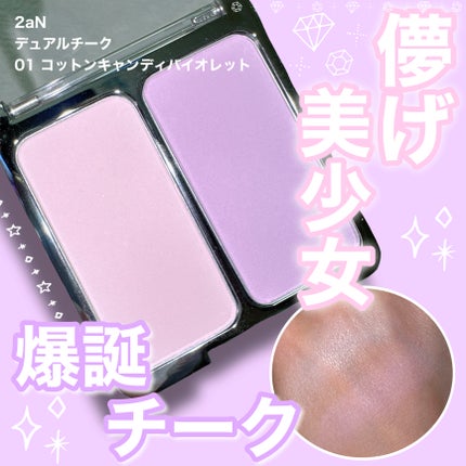 デュアルチーク/2aN/パウダーチークを使ったクチコミ(1枚目)
