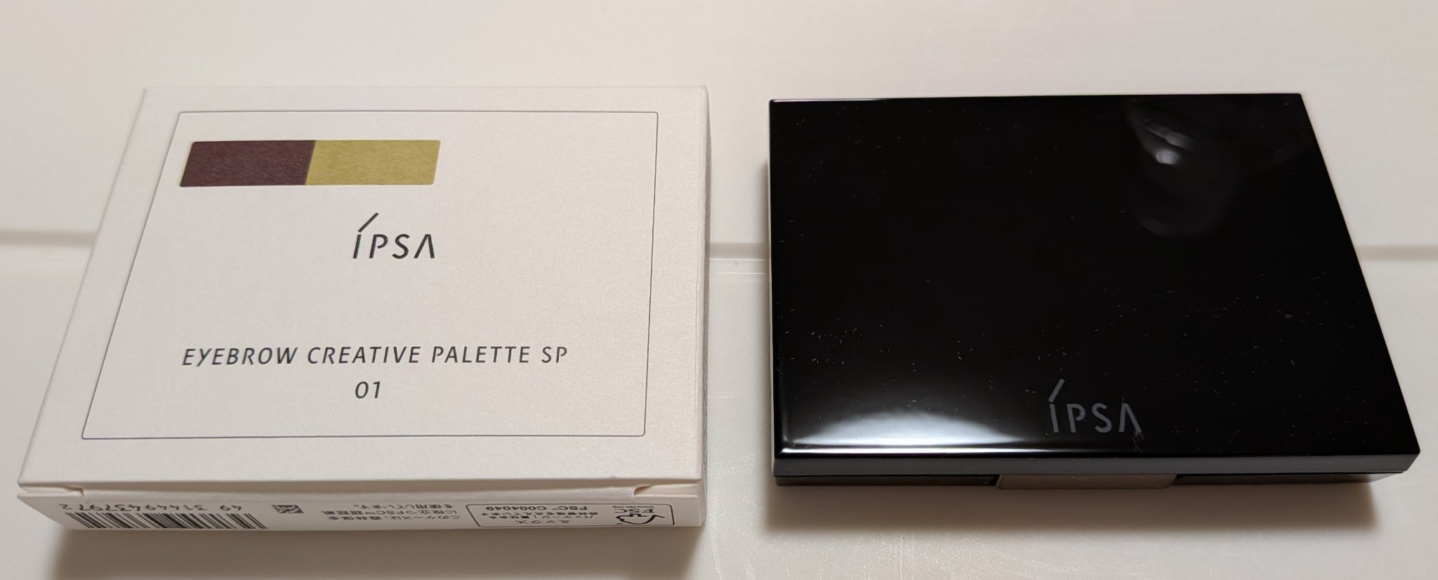 アイブロウ クリエイティブパレット/IPSA/パウダーアイブロウを使ったクチコミ（1枚目）
