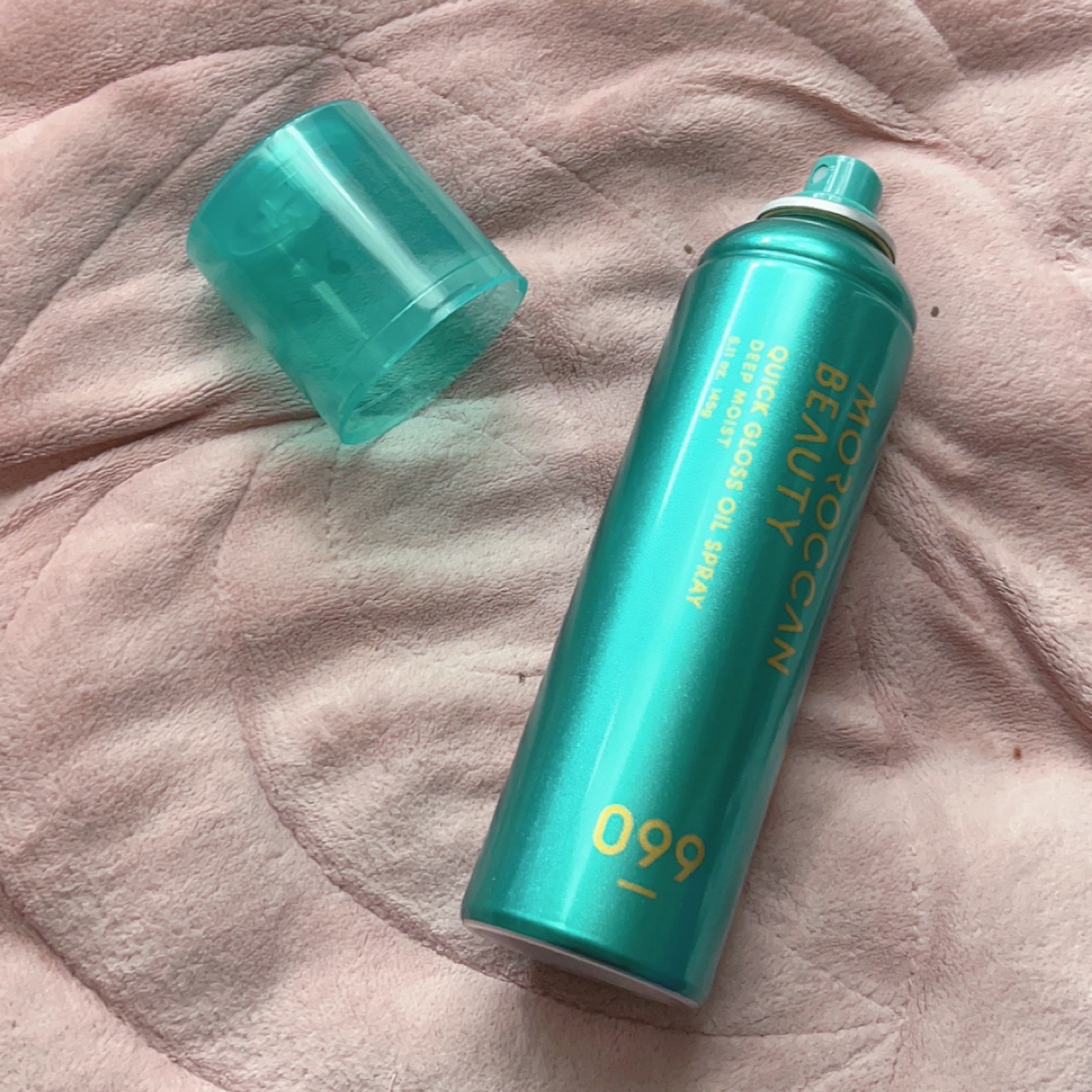 モロッカンビューティ ディープモイスト クイックグロス オイルスプレー 145g/モロッカンビューティ/ヘアスプレーを使ったクチコミ（2枚目）