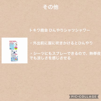 ひんやりシャツシャワー 無香料/ときわ商会/その他を使ったクチコミ(6枚目)