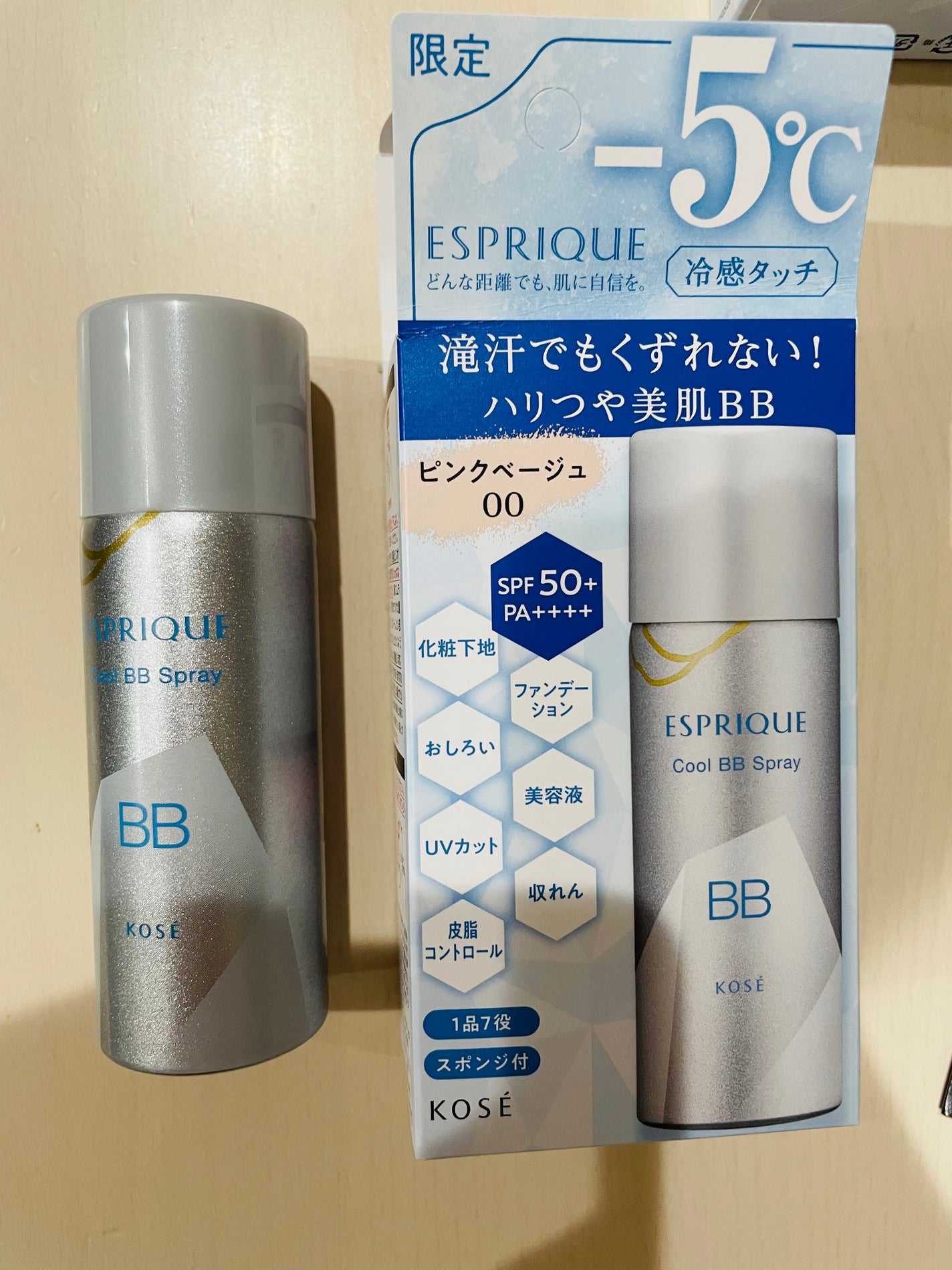 冷感タッチ BBスプレー UV 50 W/ESPRIQUE/BBクリームを使ったクチコミ(1枚目)