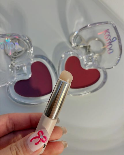 ハートキーリング リップ&チーク/keybo/口紅を使ったクチコミ(10枚目)