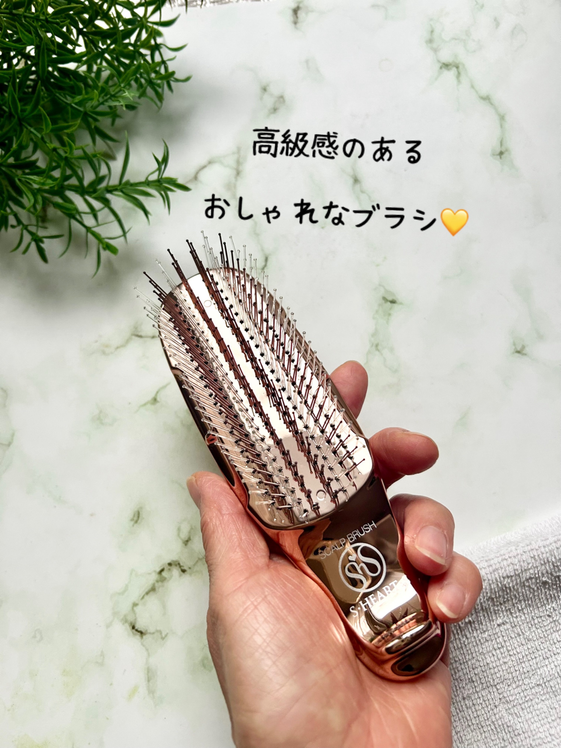ワールドプレミアムショート/エス・ハート・エス/スカルプブラシを使ったクチコミ（2枚目）