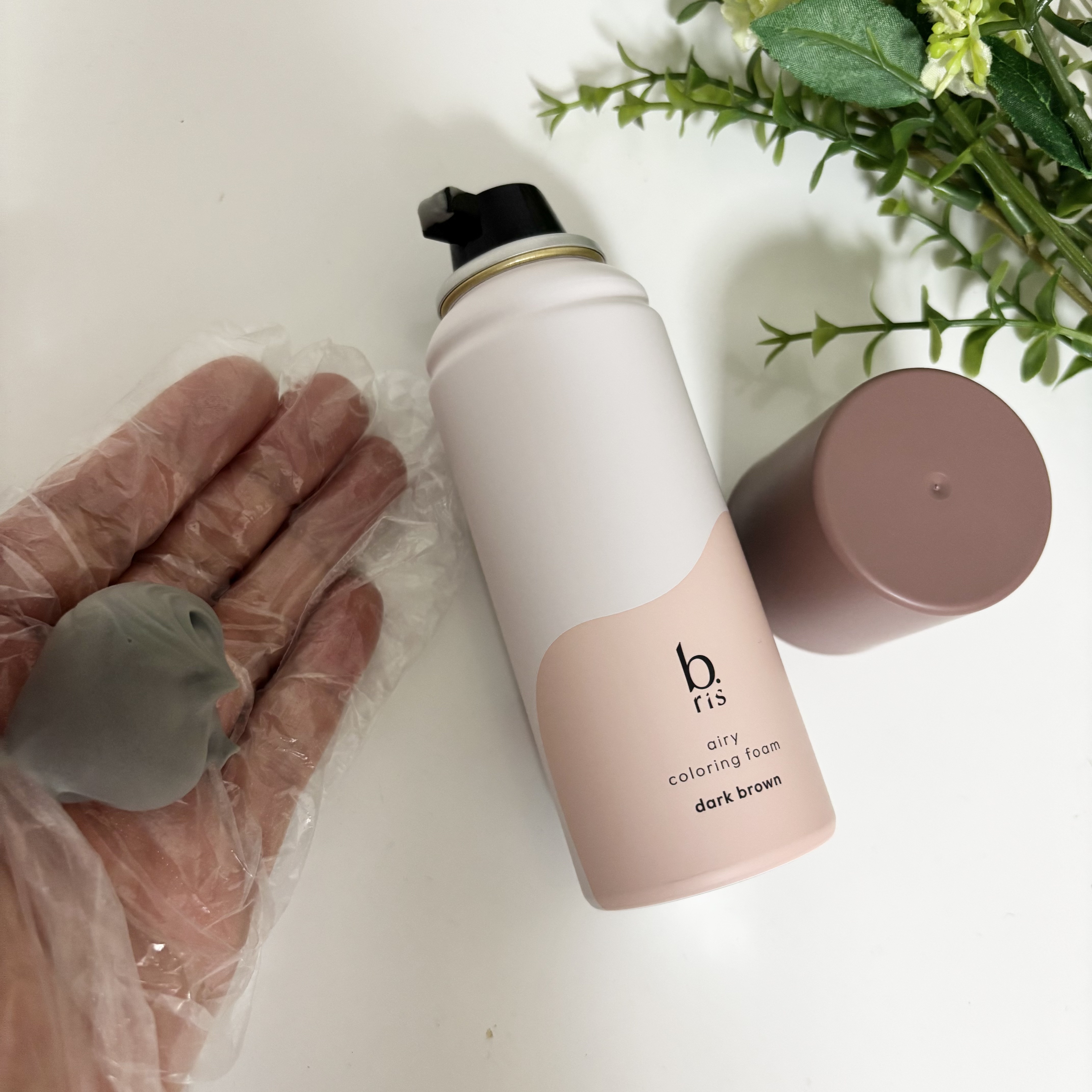 エアリー カラーリング フォーム/b.ris/ヘアカラーを使ったクチコミ（3枚目）