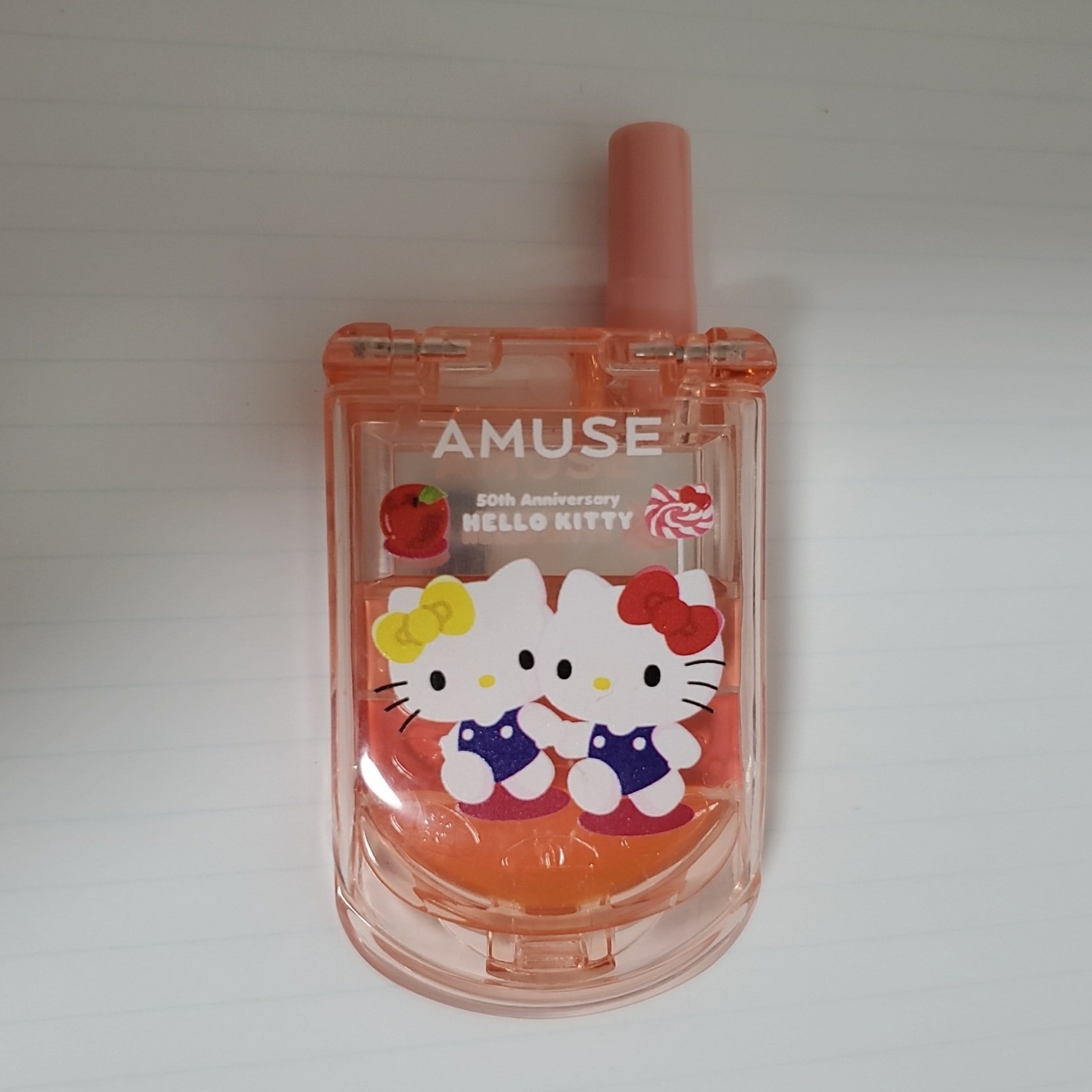 リップ&チークセルフォン 01 アップルソーダ/AMUSE/口紅を使ったクチコミ（1枚目）