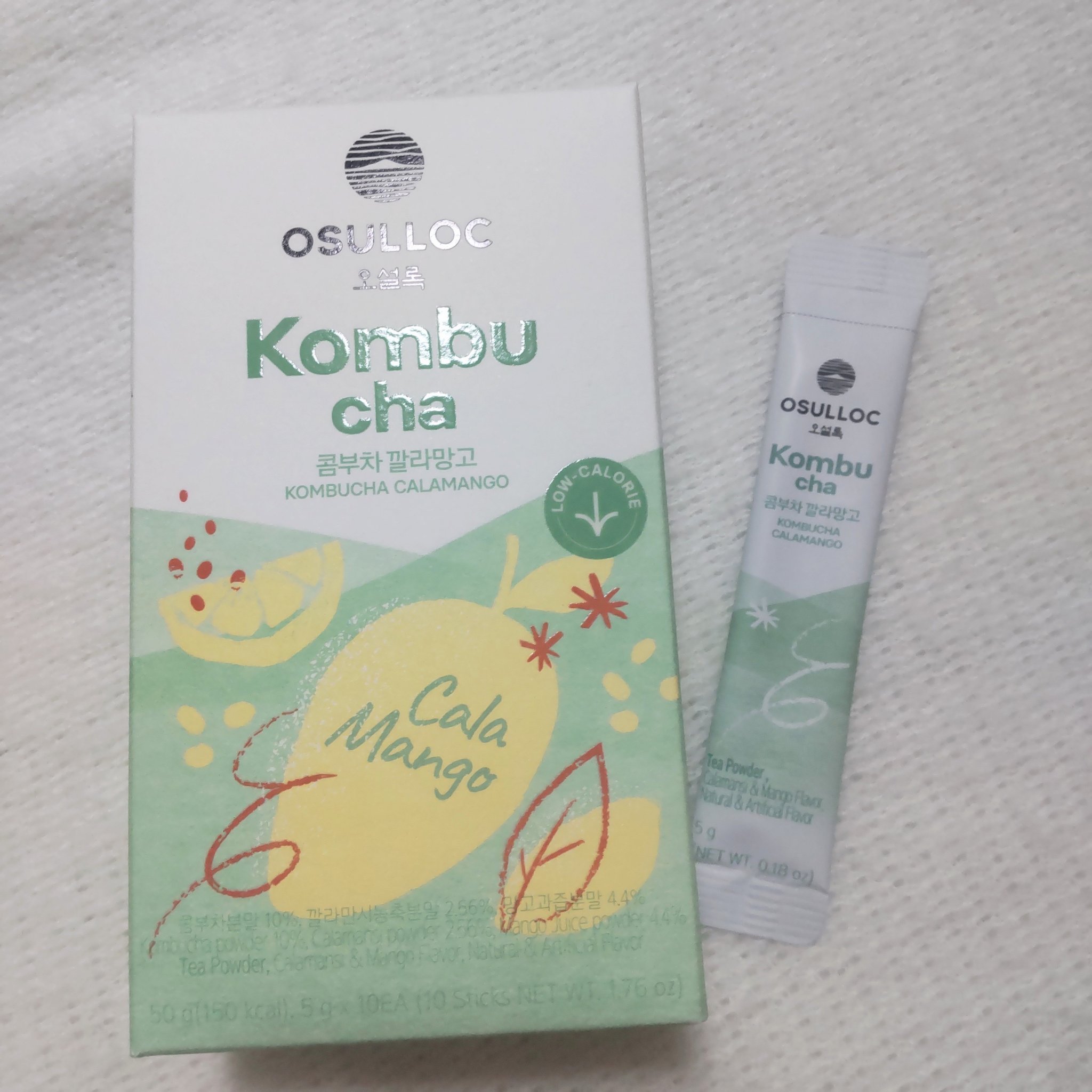 コンブチャ カラマンゴー/OSULLOC/ドリンクを使ったクチコミ（2枚目）