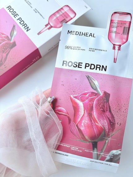 ローゼPDRNエッセンシャルマスクヘルシーグロウ/MEDIHEAL/シートマスク・パックを使ったクチコミ(4枚目)