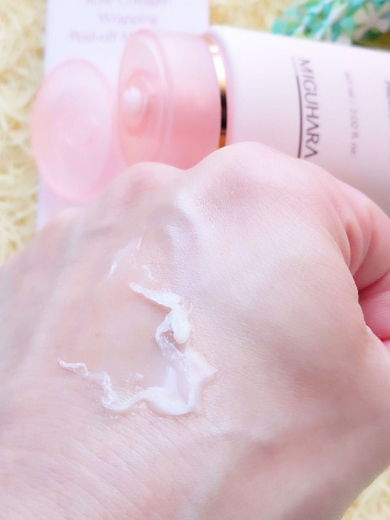 ローズコラーゲンラッピングピールオフマスクパック/MIGUHARA/洗い流すパック・マスクを使ったクチコミ(6枚目)