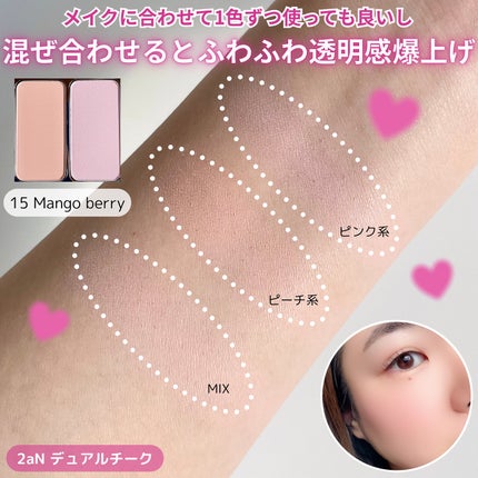 デュアルチーク/2aN/パウダーチークを使ったクチコミ(8枚目)