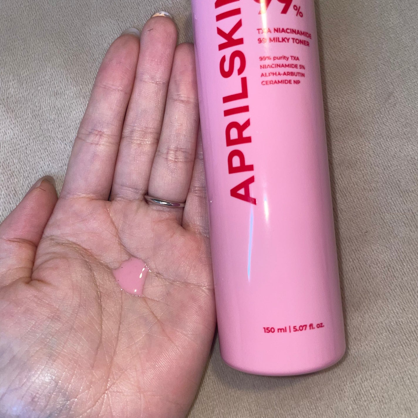 TXA99ミルキートナー/APRILSKIN/化粧水を使ったクチコミ(2枚目)