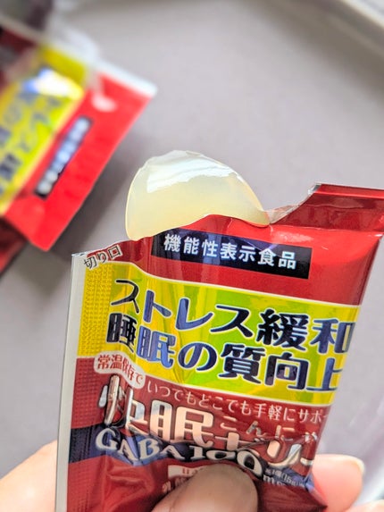 快眠こんにゃくゼリー/こんにゃくパーク/その他食品を使ったクチコミ(2枚目)
