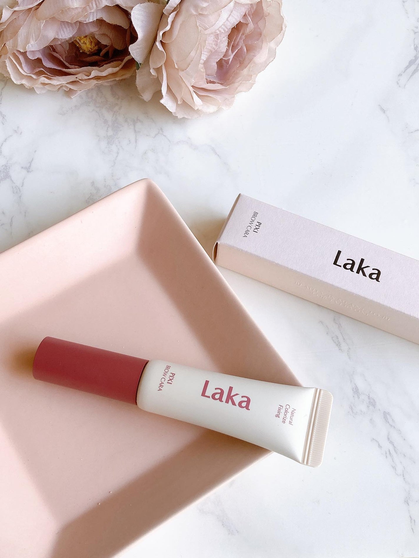 ラカ ピクシーブロウカラ/Laka/眉マスカラを使ったクチコミ(7枚目)