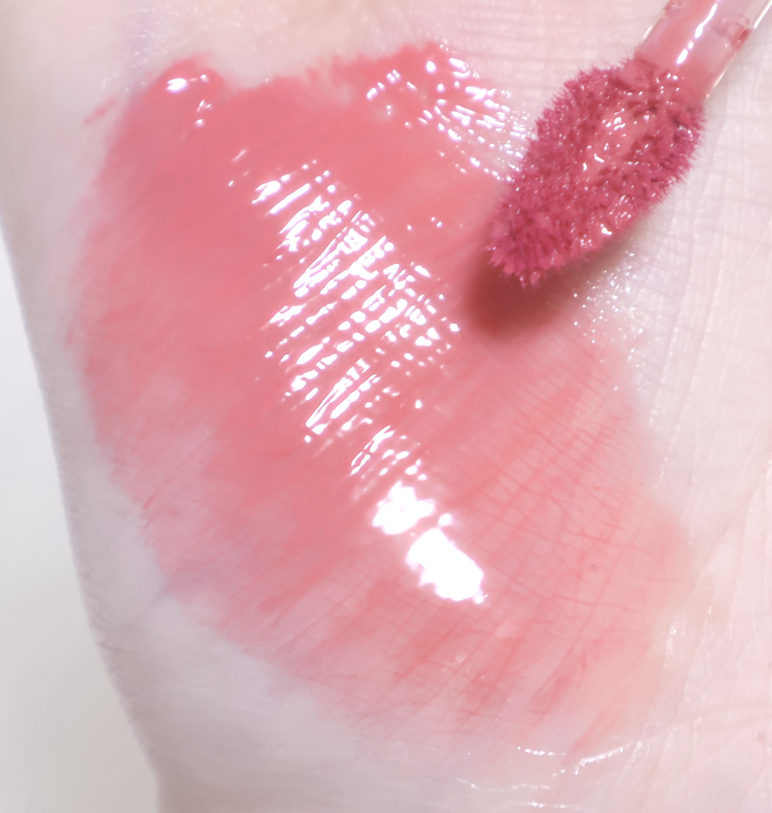 ハートクラッシュ ベアグレイズティント 09 ソーピーチ(SO,PEACH)/HOLIKA HOLIKA/リップティントを使ったクチコミ（2枚目）