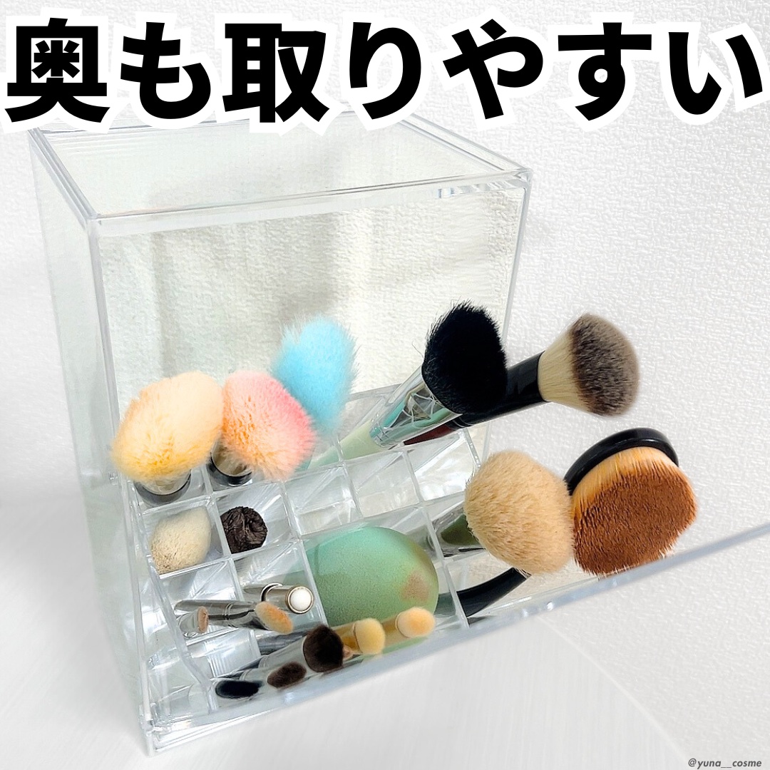 アクリルケース 蓋付き/DAISO/その他を使ったクチコミ（3枚目）