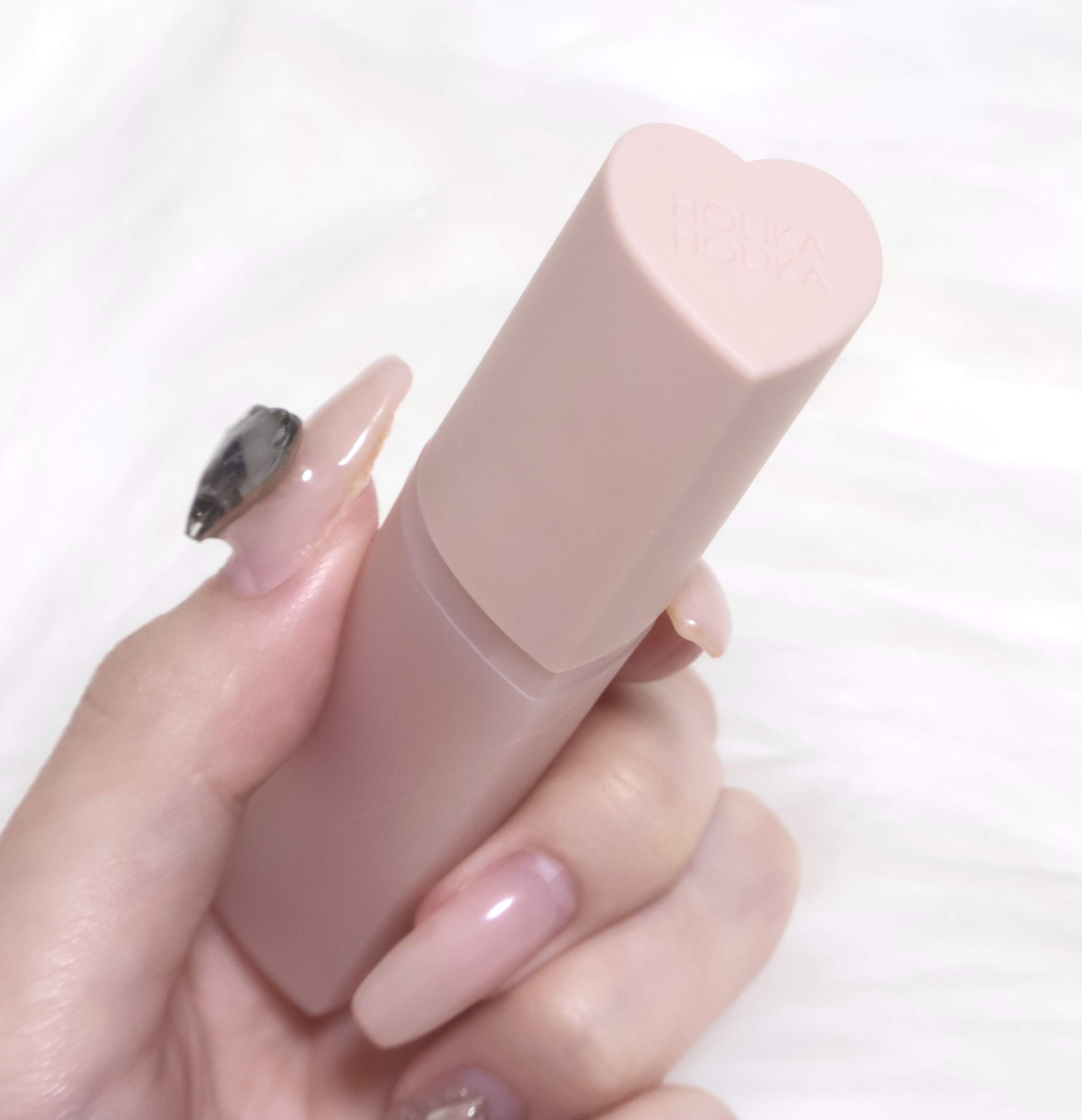 ハートクラッシュ ベアグレイズティント 09 ソーピーチ(SO,PEACH)/HOLIKA HOLIKA/リップティントを使ったクチコミ（1枚目）