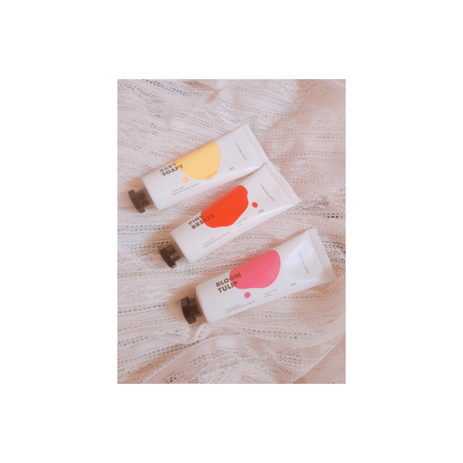 シグネチャーパフュームハンドクリームミニチュアギフトセット/DUFT&DOFT/ハンドクリームを使ったクチコミ（3枚目）