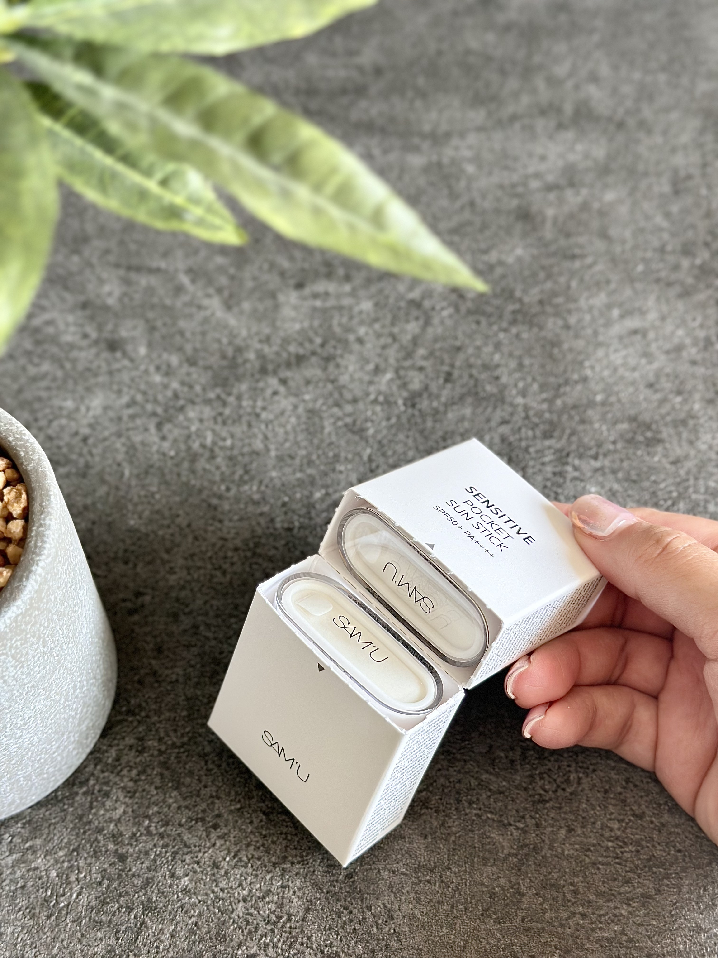 センシティブポケットサンスティック/SAM'U/日焼け止めスティックを使ったクチコミ（2枚目）