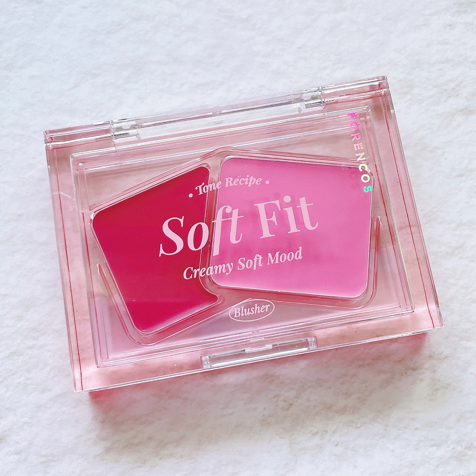 Soft Fitting Cream Blusher/フォレンコス/ジェル・クリームチークを使ったクチコミ（3枚目）