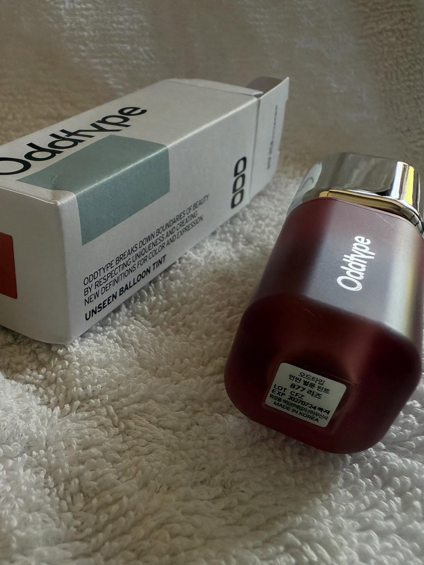 アンシーン バルーンティント/Oddtype/リップティントを使ったクチコミ（2枚目）