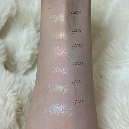 Sサイズアイシャドウブロック マグネット式カスタムパレット/CHEERYEP/単色アイシャドウを使ったクチコミ(2枚目)