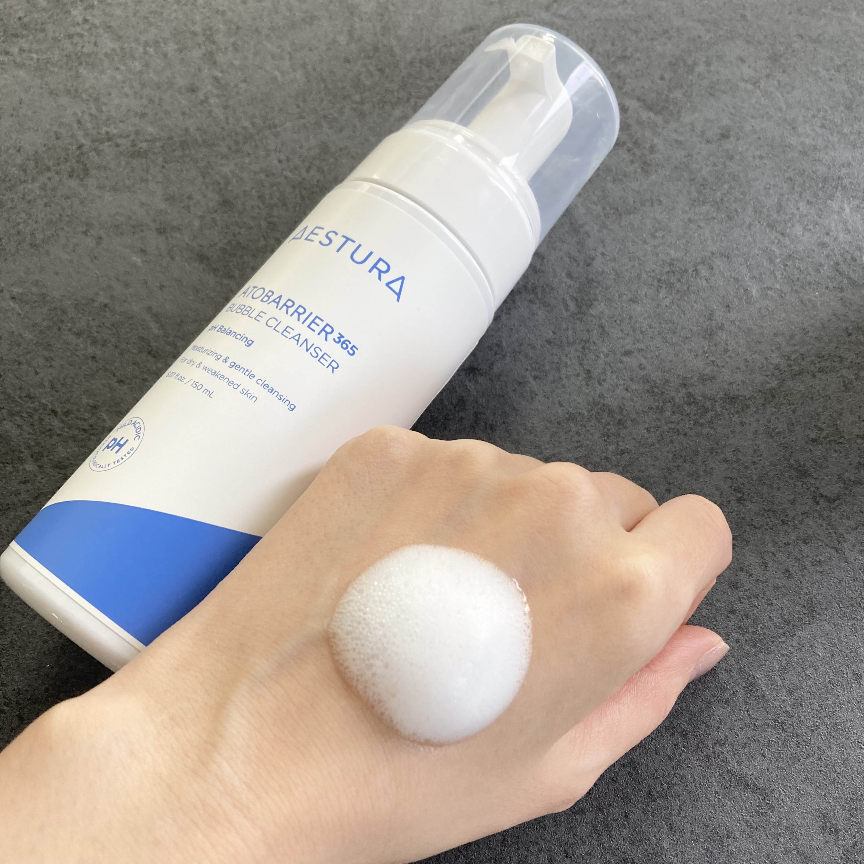 アトバリア365 バブルクレンザー/AESTURA/泡洗顔を使ったクチコミ（3枚目）