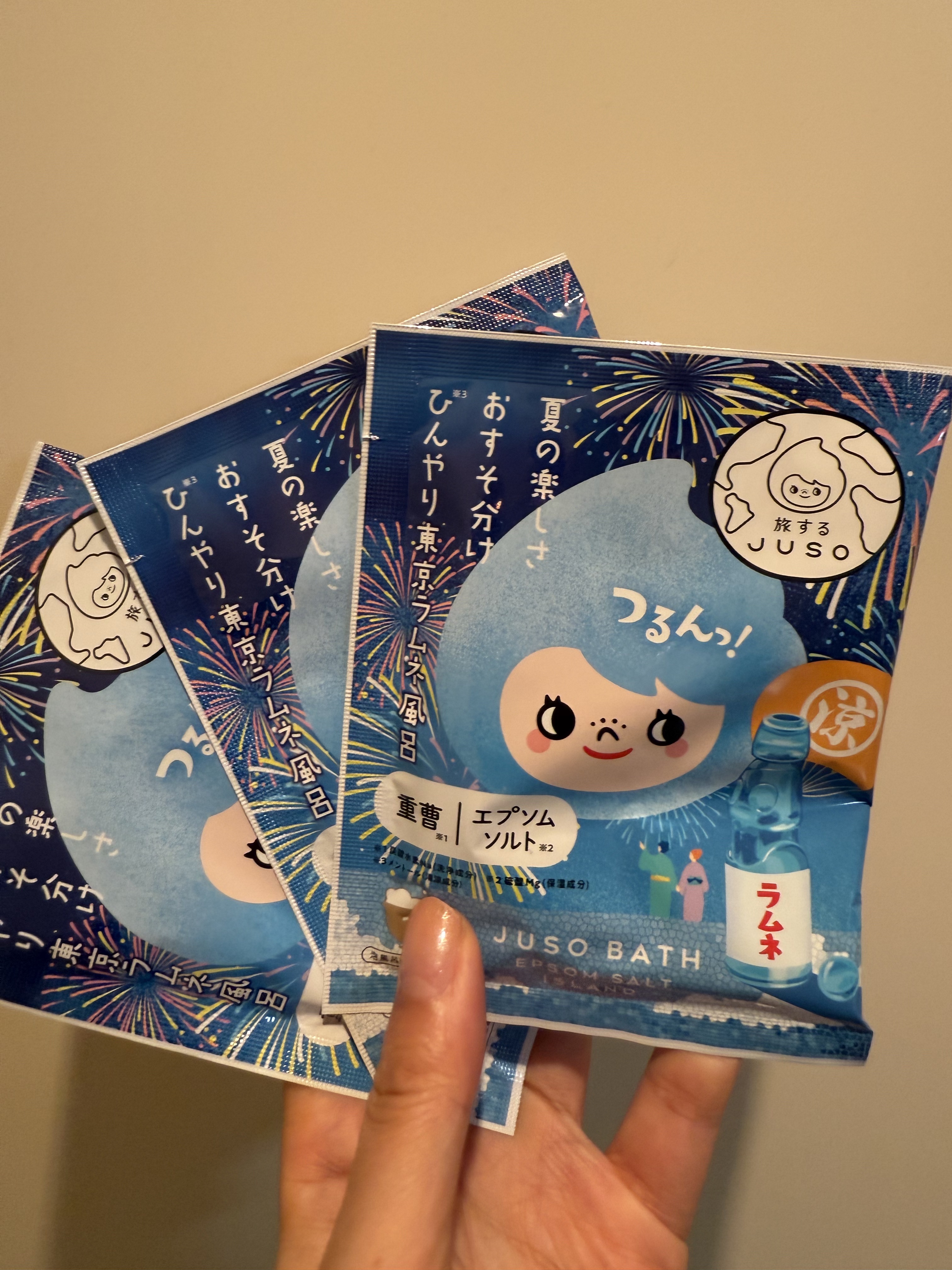 JUSO BATH POWDER/旅するJUSO/炭酸系入浴剤を使ったクチコミ（1枚目）