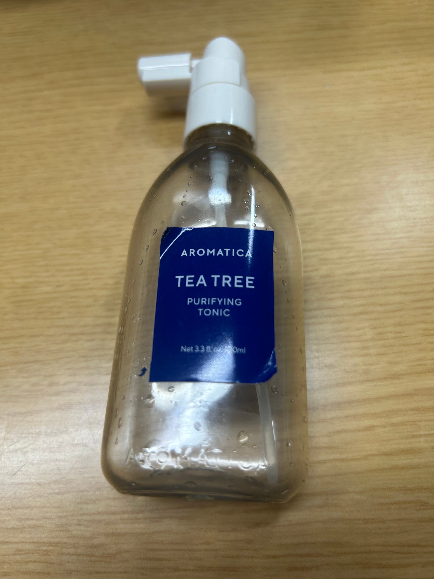 ティーツリーピュリファイングトニック/AROMATICA/頭皮ローションを使ったクチコミ(1枚目)